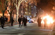 Fransa'da bir Türk polisten kaçarken kaza yaptı
