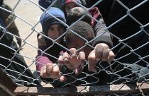 Children at al-Hol displacement camp in Syria, March 8, 2019