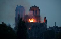 Hatalmas tűz a párizsi Notre-Dame-ban