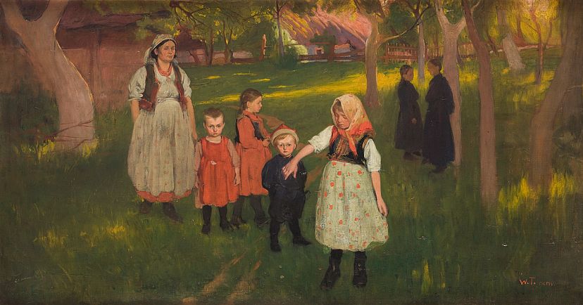 Włodzimierz Tetmajer, Rodzina artysty, 1905