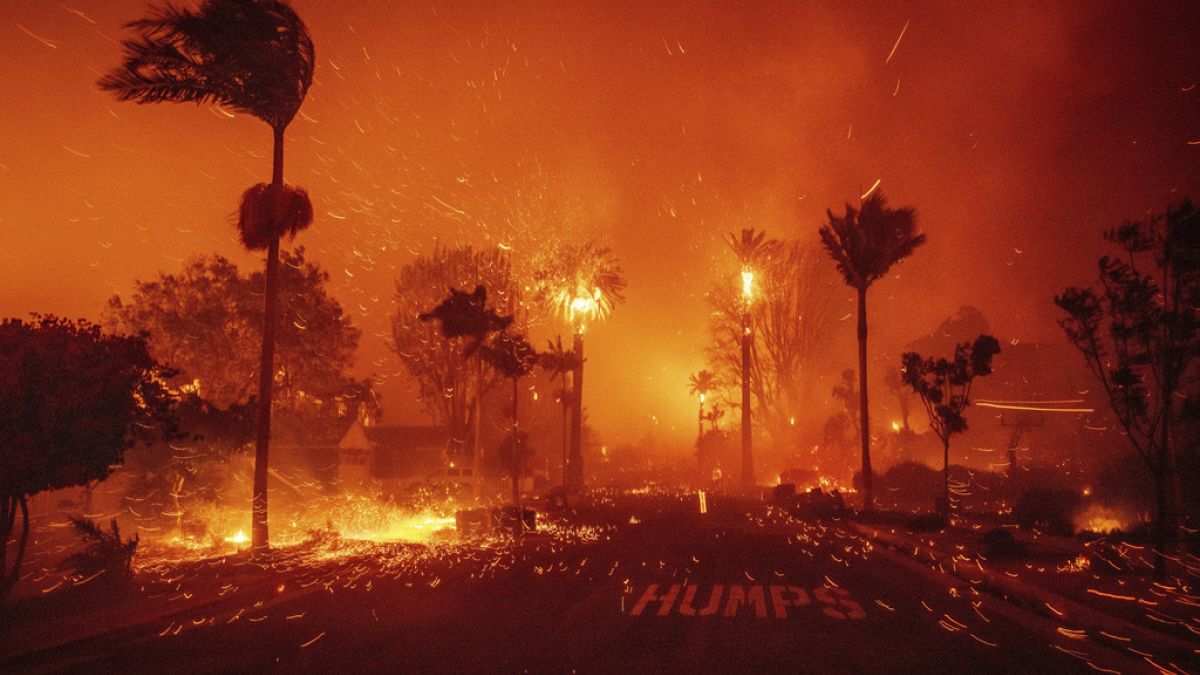 Video. Devastating fire wreaks havoc near Los Angeles