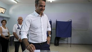 Ο Κυριάκος Μητσοτάκης ψήφισε στην Αθήνα