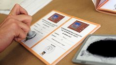 Una delle schede usate per il referendum veneto del 22 ottobre