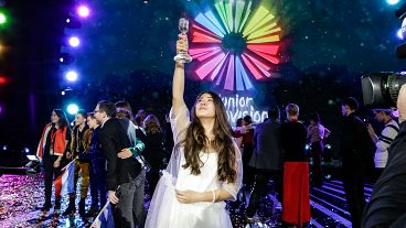 Russia's Polina Bogusevich wins Junior Eurovision Contest 