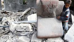 Dozens killed as Syrian increases siege on last rebel-held stronghold 