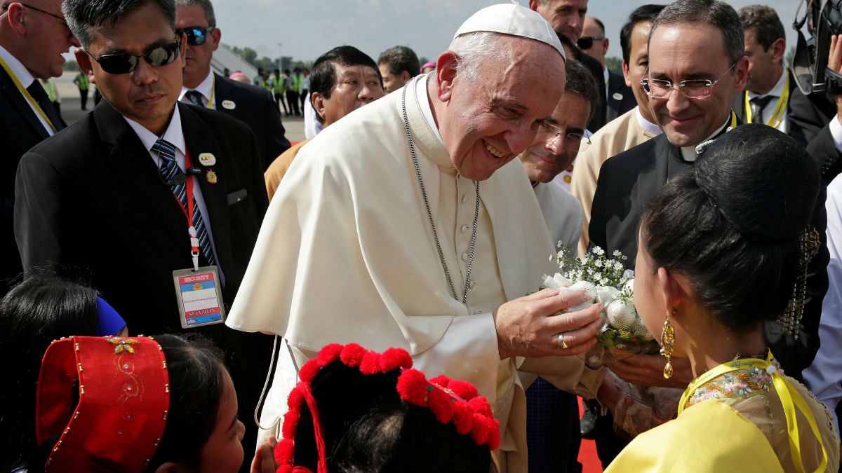 پاپ فرانسیس وارد میانمار شد؛ آیا او لفظ «روهینگیا» را بکار می برد؟ 