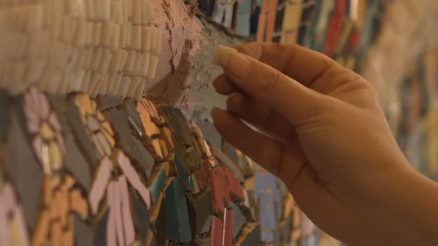 En Toscane, la plus grande mosaïque au monde