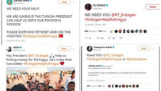 Yabancı ünlülerden Erdoğan'a Arakan çağrısı