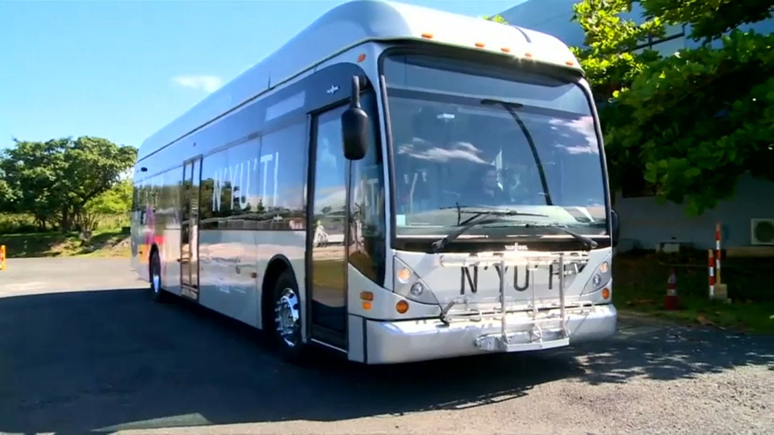Hydrogen powered bus 