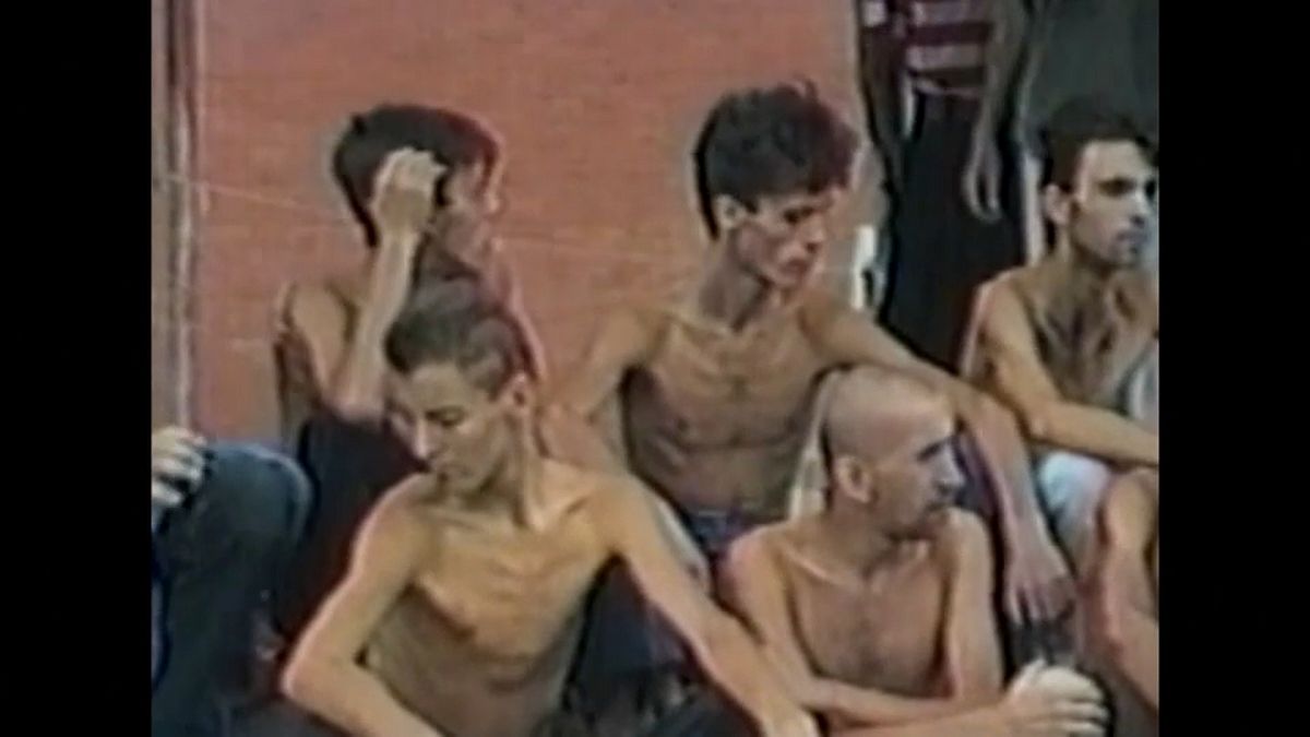 Gefangene in bosnisch-kroatischen Lagern