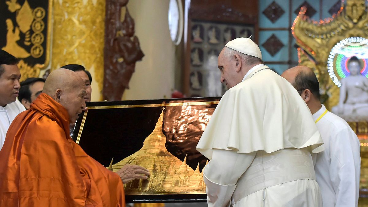 Папа римский в Мьянме