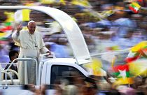 Pope holds first mass in Myanmar