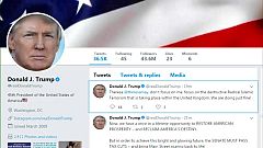Trump responde a las críticas de Theresa May