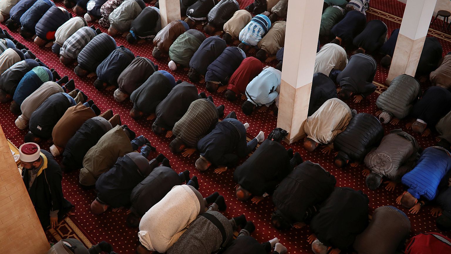 Foto di una moschea a Belgrado