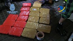 Heroin hidden in cement bags