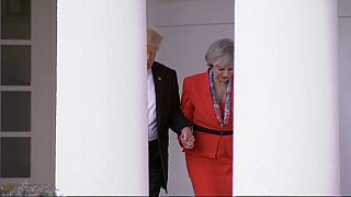 Trump and May earlier this year