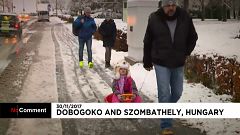 Megérkezett Európába a tél