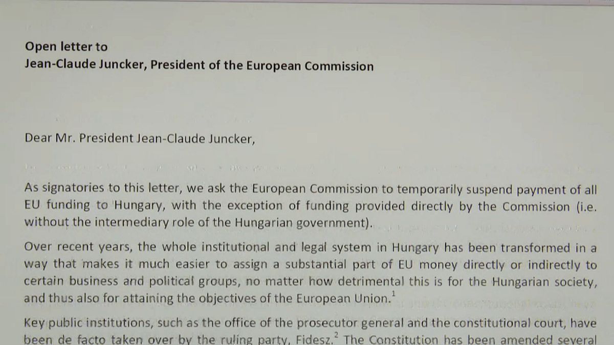 Hungria responde a carta de antigos dirigentes da UE