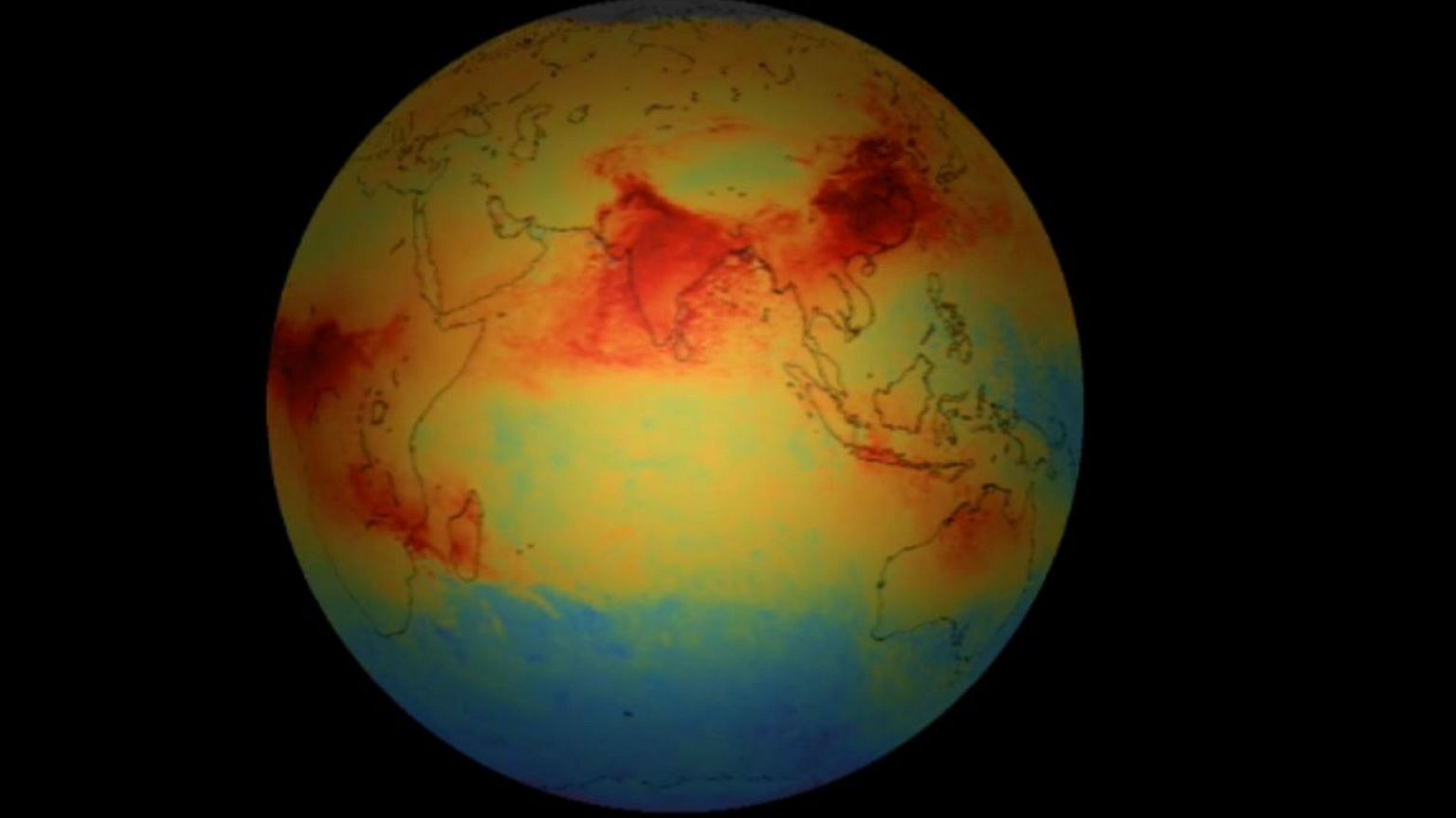 La pollution de l'air vue par Sentinelle 5P