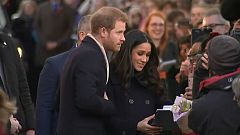 Primer acto oficial de Enrique y Meghan como prometidos 