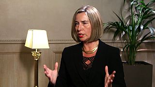 Federica Mogherini em entrevista à Euronews