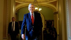 Mitch McConnel, líder da maioria republicana no Senado americano