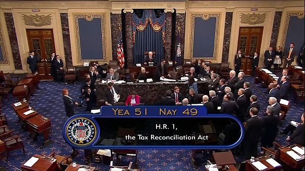 First big win for Trump as Senate approves tax overhaul First big win for Trump as Senate approves tax overhaul
