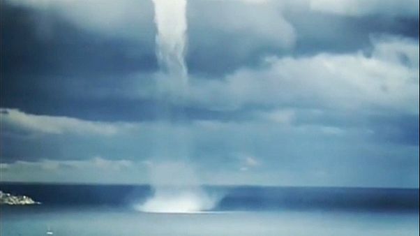 Tornado passou por Sanremo, em Itália Tornado passou por Sanremo, em Itália
