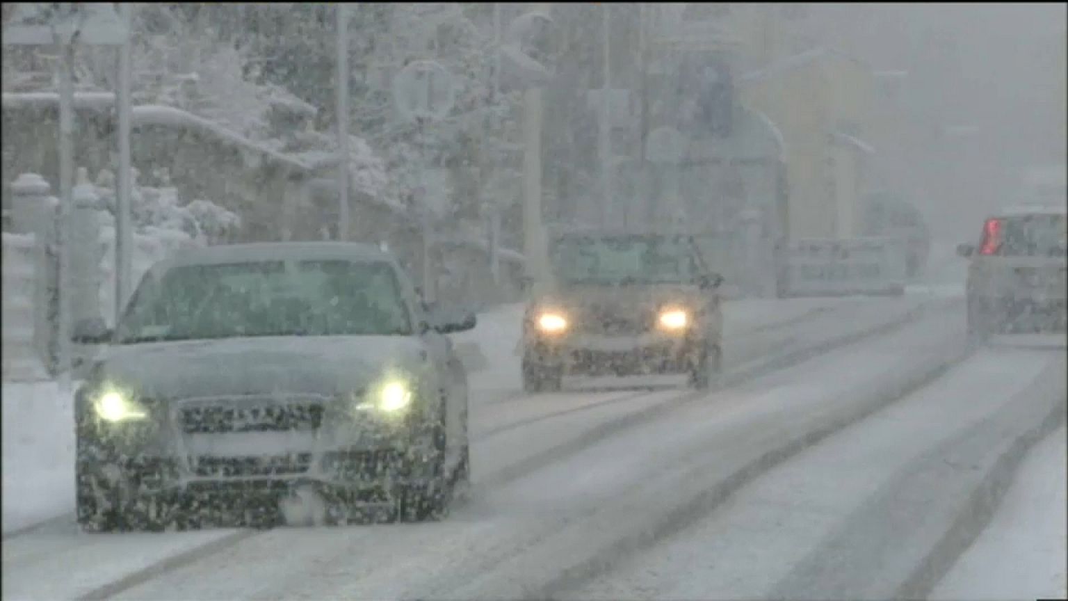 El invierno llega al sur de Europa