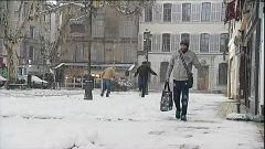 Winterwetter im Süden Europas.