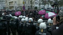 AfD-Gegner demonstrieren in Hannover