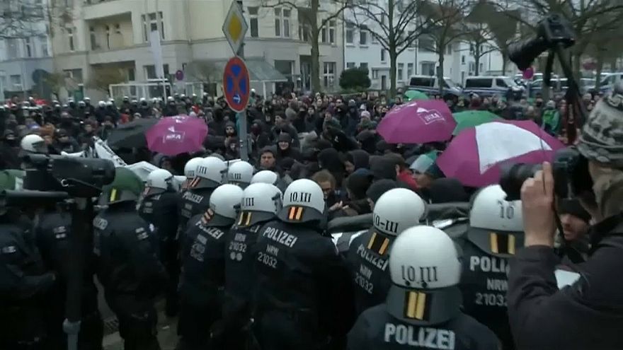 AfD-Gegner demonstrieren in Hannover AfD-Gegner demonstrieren in Hannover