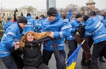 Bukarest: Proteste gegen Weihnachtsmarkt vor Regierungssitz