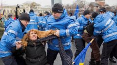 Bukarest: Proteste gegen Weihnachtsmarkt vor Regierungssitz