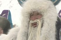 Bei -56 Grad: Russland feiert den Winter