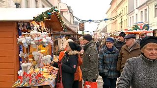 À Potsdam, le marché de Noël imperturbable