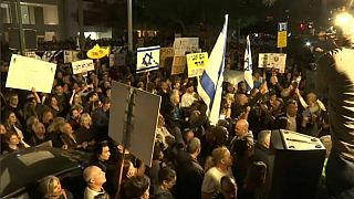 Thousands join "March of Shame" against corrupt politicians in Tel Aviv