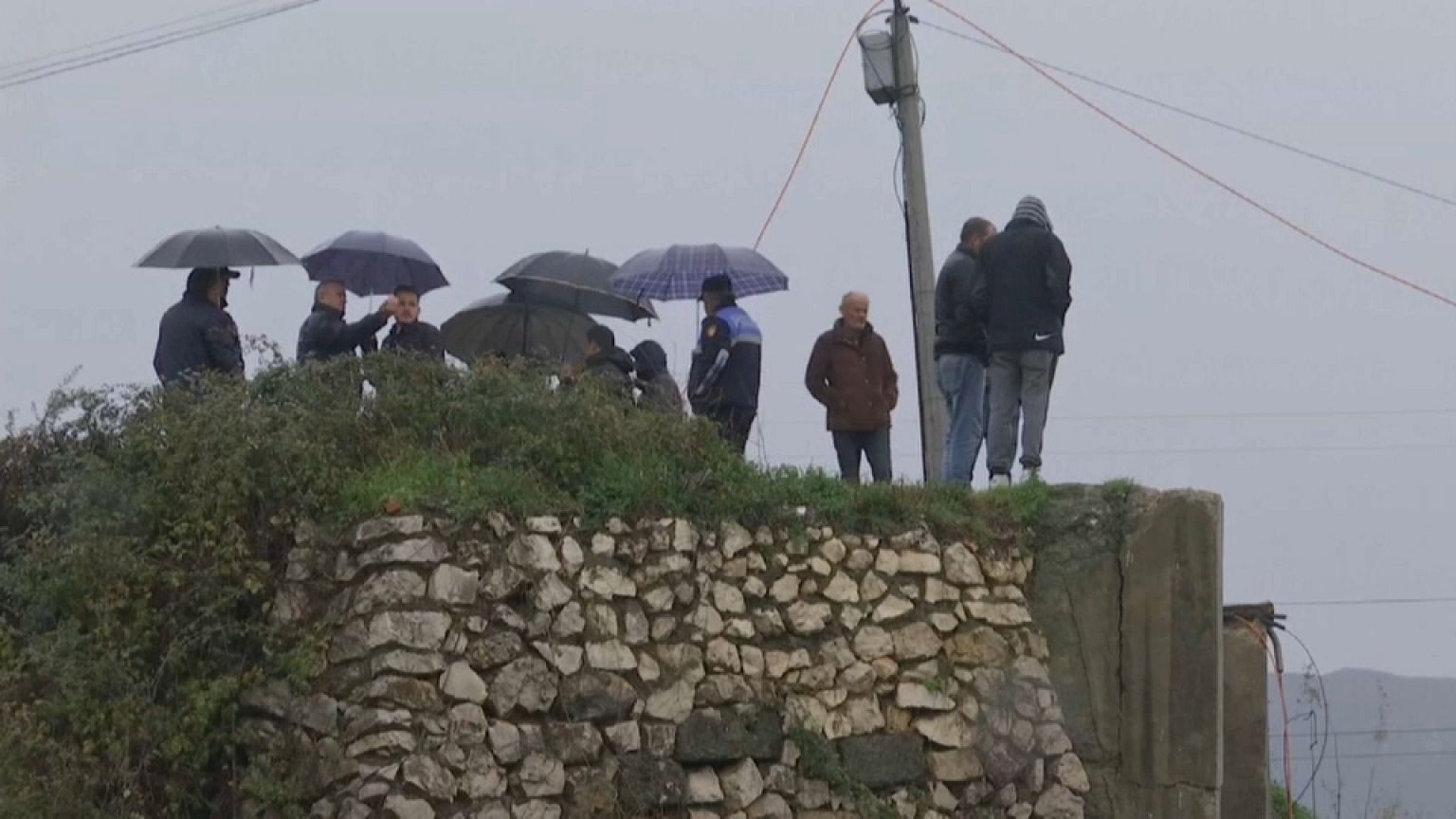 El temporal causa estragos en Albania