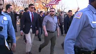 Far right rally in Washington met with protests