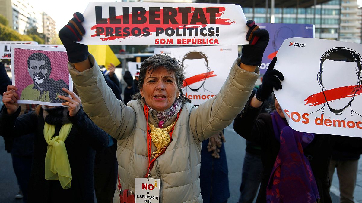 Spain keeps four key Catalans behind bars