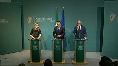 El Primer Ministro de Irlanda comparece ante la prensa