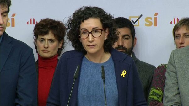 Marta Rovira comparece en la sede de ERC Marta Rovira comparece en la sede de ERC