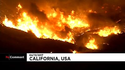 Un incendie dévore les alentours de Los Angeles