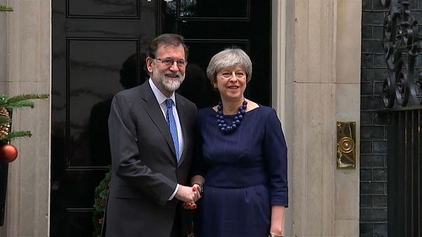Mariano Rajoy e Theresa May a downing Street Mariano Rajoy e Theresa May a downing Street