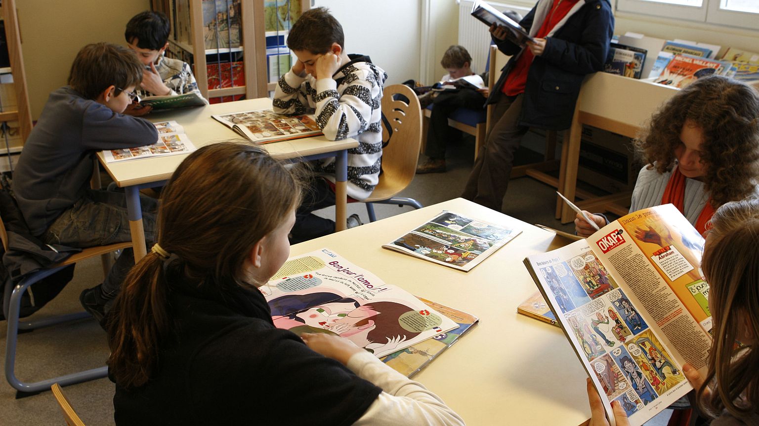 Which European country has the best young readers?