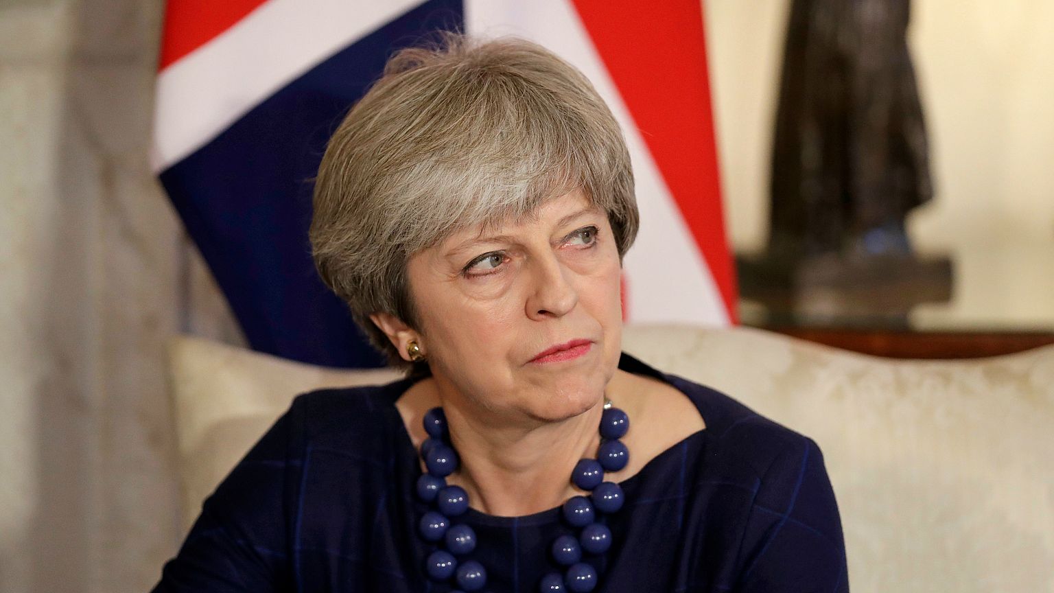 Britain's Prime Minister Theresa May meets Spain's Prime Minister Mariano R