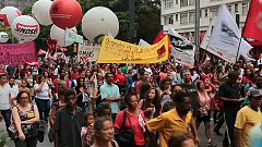 Protestos nas ruas do Brasil contra a Reforma de Previdência