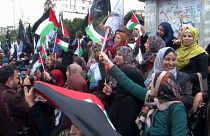 Trump Gazze'de protesto edildi 