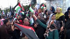Trump Gazze'de protesto edildi 