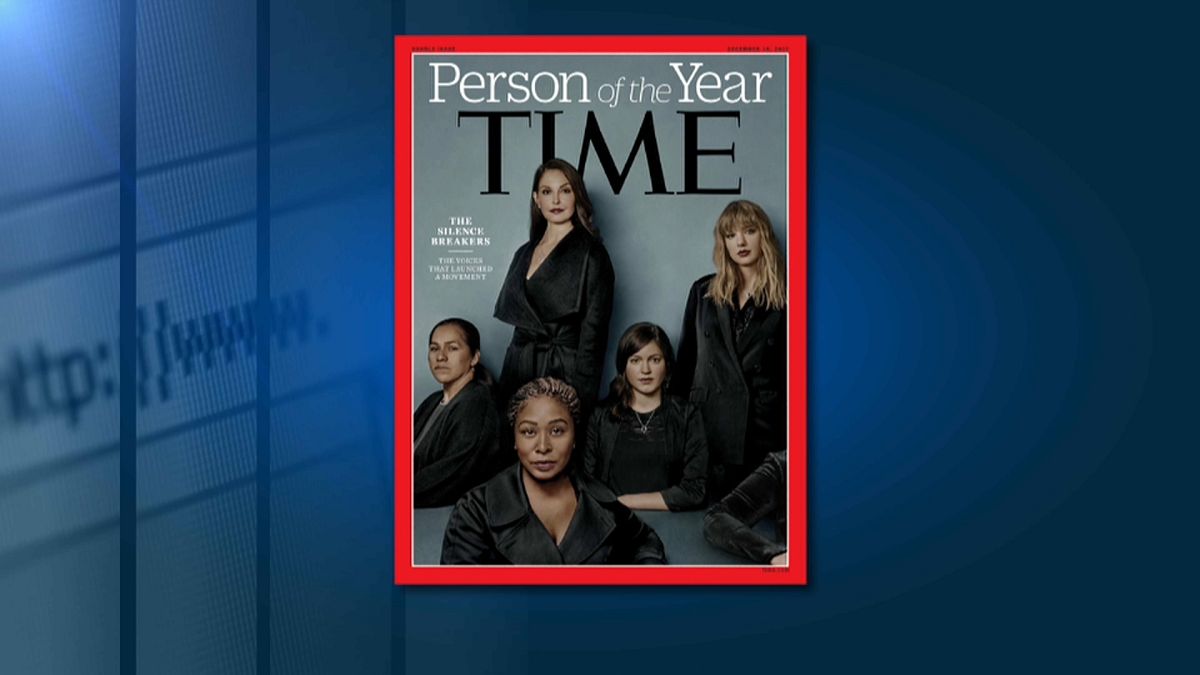 Revista Time escolhe Movimento #MeToo como personalidade do ano